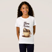 slowbrew koffiesleuf t-shirt (Voorkant volledig)