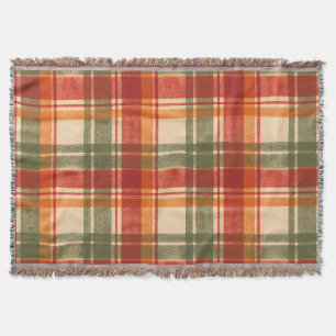 Slowcookerweer Vintage Herfst Plaid Deken