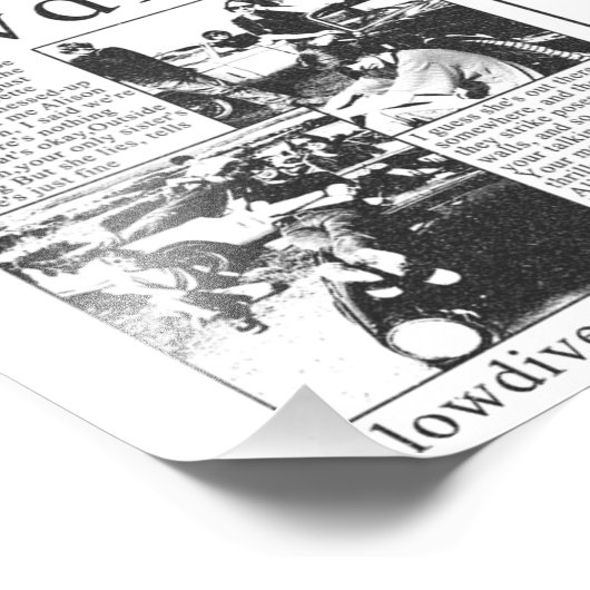 slowdive 3 foto afdruk (Hoek)