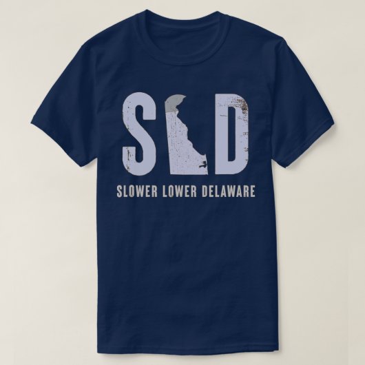 Slower Lower Delaware T-shirt (Design voorkant)