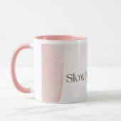 Slowly Becoming Poetic Quote Coffee Mug | Soft Pin Mok (Links)