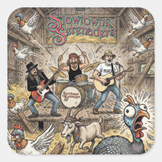 Slowtowne Serenaders in Barn Sticker