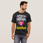 SLP Assistant: Speech Therapy Pathology Assistant T-shirt (Voorkant volledig)