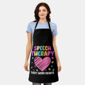 SLP Language Pathologist & Speech Therapy Schort (Gedragen)