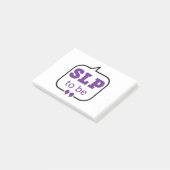 SLP om toekomstige spraaktaalpatholoog te worden Post-it® Notes (Schuin)