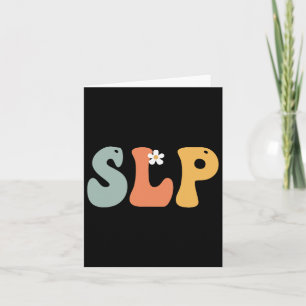 Slp Retro Groovy Vrouwen Happy Eerste Dag van Kaart