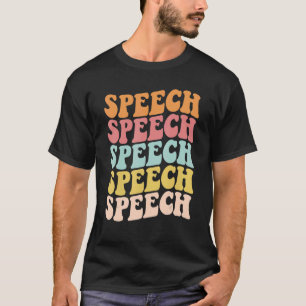 SLP Retro Logopedist Logopedie T-shirt