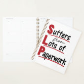 SLP souffre de beaucoup de papeterie orthophonie t (Devant avec enveloppe)