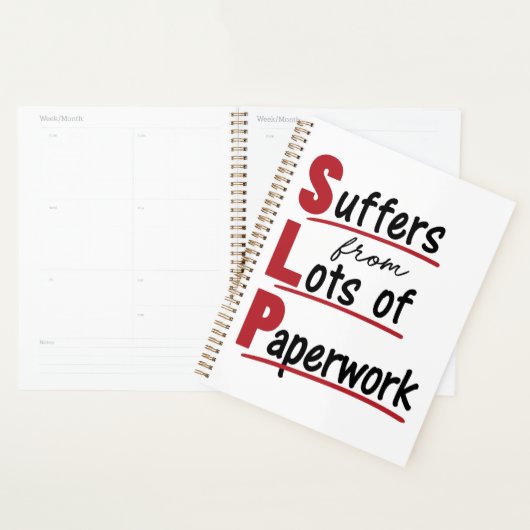 SLP souffre de beaucoup de papeterie orthophonie t (Devant avec enveloppe)