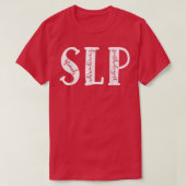 SLP Speech Language Pathologist Funny Sign Langua T-shirt (Design voorkant)