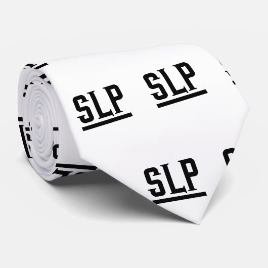 Slp Speech Language Pathology Stropdas (Opgerold)