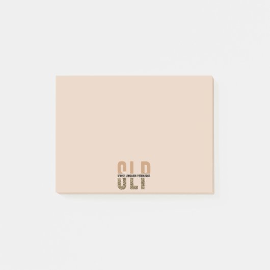 SLP Speech Language Patholoog Post-it® Notes (Voorkant)