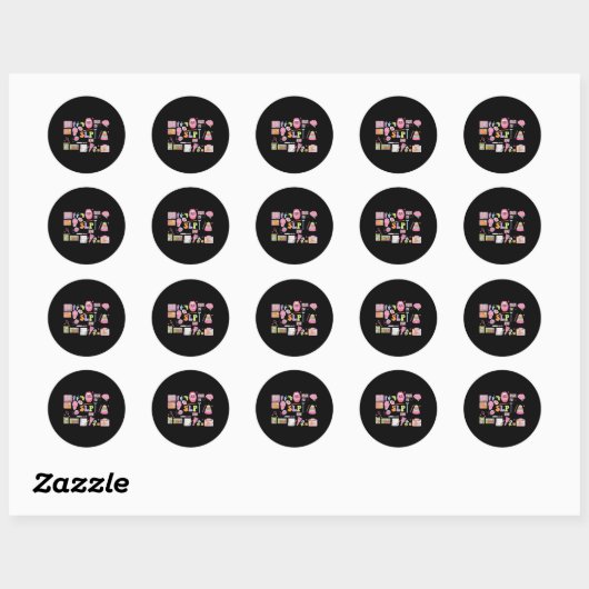 Slp Speech Therapy Speech Language Pathologist App Ronde Sticker (Vel)