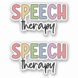 SLP Speech Therapy Speech Pathology Student Sticker