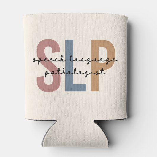 SLP Spraak-taalpatholoog Retro Blikjeskoeler (Achterkant)