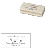 SLP-stempel | stempel voor spraaktaalpatholoog (Gestempeld)