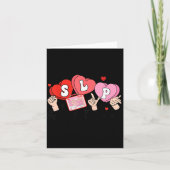 Slp Valentine's Day Speech Language Pathologist St Kaart (Voorkant)