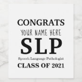 SLP Wijnflesetiketten Wijn Etiket (Enkel label)