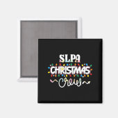 Slpa Christmas Crew Speech Pathology Istant Xma  Magneet (Voorkant / Achterkant)