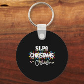 Slpa Christmas Crew Speech Pathology Istant Xma  Sleutelhanger (Voorkant)