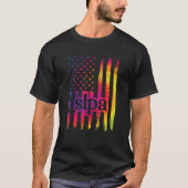Slpa Us Flag Speech Language Pathology Assistant T-shirt (Voorkant)