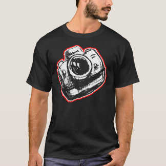 SLR-camera - alleen donkere Shirten T-shirt