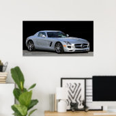 SLS AMG COUPE POSTER (Bureau à domicile)