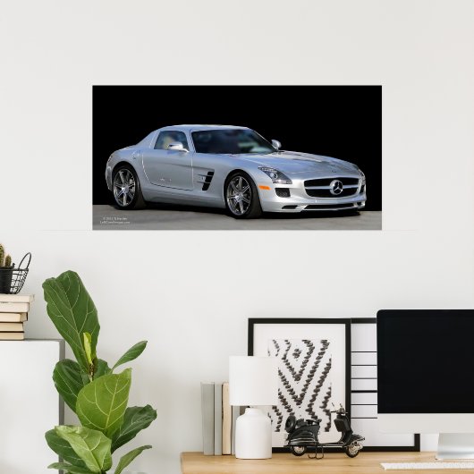 SLS AMG COUPE POSTER (Bureau à domicile)