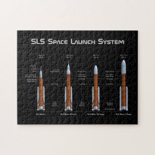 SLS Space Launch System Rockets Legpuzzel