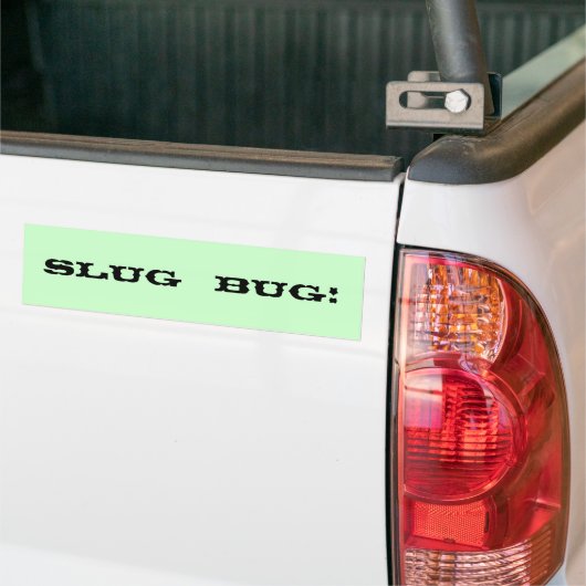 Slug BUG! Bumpersticker (Op Truck)