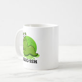 Slug-ish Funny Sluggish Slug Pun Koffiemok (Voorkant links)