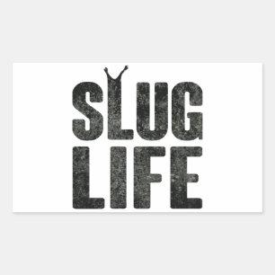 Slug leven levensduw leven rechthoekige sticker