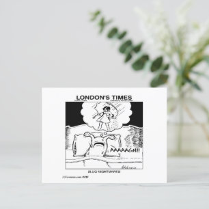 Slug Nightmares Classic LTCartoons Comic Briefkaart