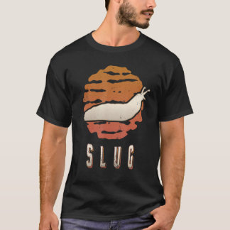 Slug  Retro Classic Animal Sunset T-shirt