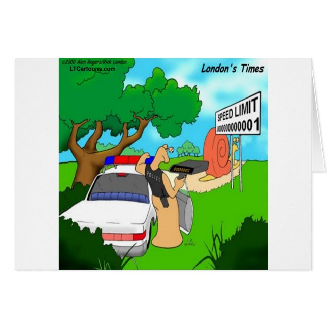 Slug Traffic Cop drôle (Devant horizontal)