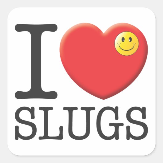 Slug Vierkante Sticker (Voorkant)