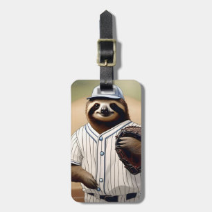 Slugger Sloth: Slow and Steady in het Bord Bagagelabel