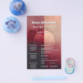 Sluier van Verdeling | Minimaal Design Flyer (Enkel)