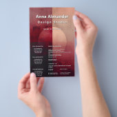 Sluier van Verdeling | Minimaal Design Flyer (Hand)