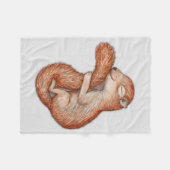 Sluimereekhoorn Fleece Deken (Voorkant (Horizontaal))