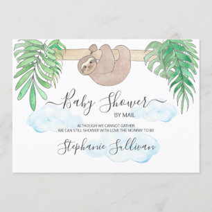 Sluimerige geslachtsneutrale Baby shower per post Kaart