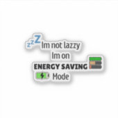 sluimerstand AAN Sticker (Voorkant)
