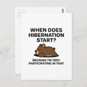 Sluimerstand Briefkaart (Voorkant / Achterkant)