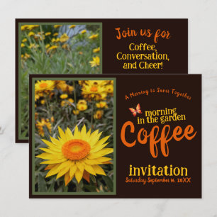 Sluip Smile & Vier Coffee Morning in de tuin Kaart