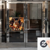 sluipende vensterruit raamsticker (Kantoordeur)