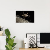 Sluit 3d muggenbijten af poster (Thuiskantoor)