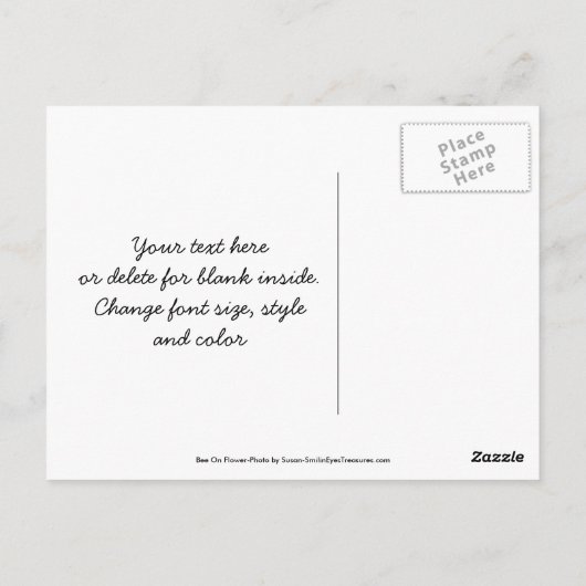 Sluit Beeld op ventilator Dank u Briefkaart (Achterkant)