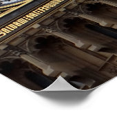 Sluit Big Ben Clock Tower London op Poster (Hoek)