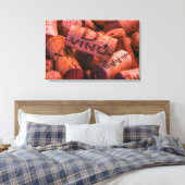 Sluit Cork af Canvas Afdruk (Insitu (Slaapkamer))