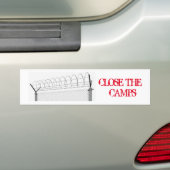 SLUIT DE CAMPS BUMPERSTICKER (Op auto)